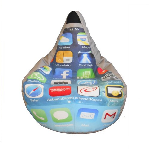 Poltrona sacco bean phone - my,
