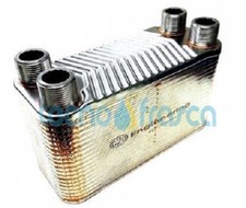 SCAMBIATORE DI CALORE 40 PIASTRE SALDOBRASATO 4X3/4" M TERMOCAMINO