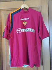 Maglia Calcio originale Della AS Roma 2004/05 Diadora Taglia XXL sponsor Mazda