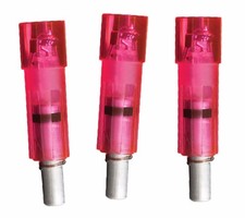Lumenok Excalibur Firebolt freccia balestra illuminata estremità piatta rosa 3 pezzi Excf3P