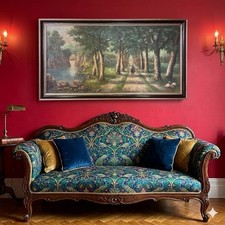 quadro antico grande dipinto a