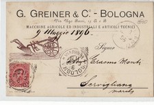 3081 BOLOGNA MACCHINE AGRICOLE  GREINER X SERVIGLIANO - immagine aratro