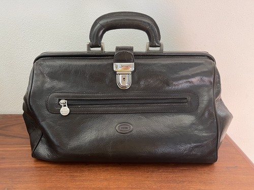 Borsa medico pelle nera - borsa,