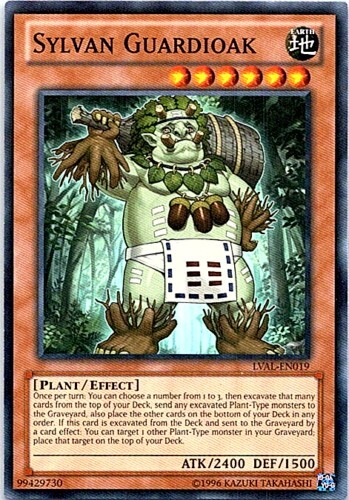 Yugioh mazzo piante sylvan - mazzo, di