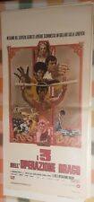  I 3 DELL'OPERAZIONE DRAGO - locandina perfetta, rotopress - BRUCE LEE 
