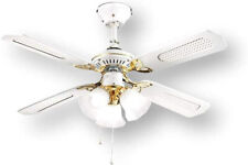 Ventilatore Soffitto Luce Perenz a 4 Pale Lampadario ø 105 cm - 7060 B