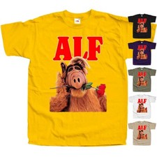 ALF T-shirt uomo poster DTG V1 taglie S-5XL 