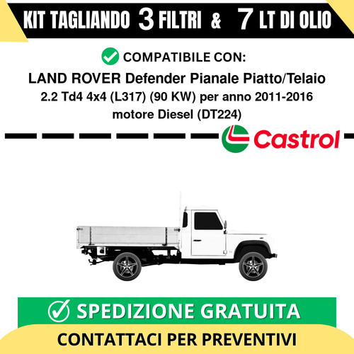 Tagliando per land rover - per,