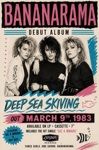 1983 bananarama album poster - bananarama,