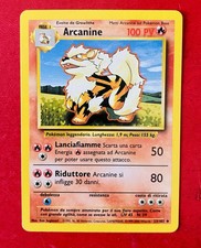 Lotto Carte Pokémon Arcanine 23/102 Set Base Ita Non Comune 