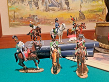 Soldatini a Cavallo Del Prado - Lotto 6 Figurini Napoleonici in Piombo