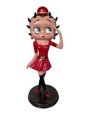 Statua in resina da collezione di Betty Boop Capo stazione stile vintage anni 60