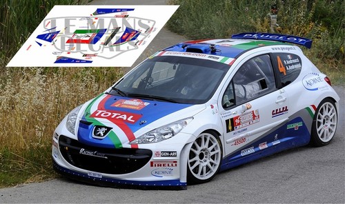 Decals peugeot 207 s2000 rally - peugeot,