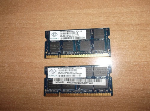 Memoria ram nanya - nanya, (2x1gb)