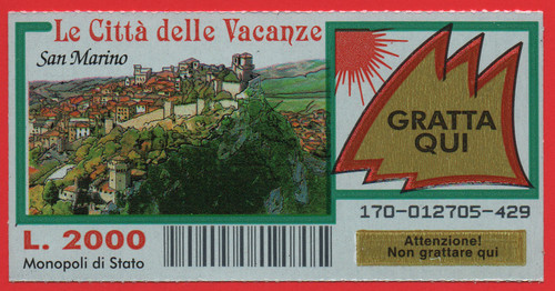 Gratta vinci lotteria - vinci,