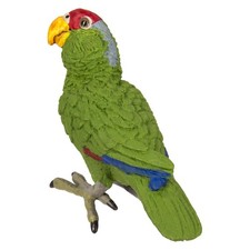 Pappagallo amazzonico dalle guance verdi di Safari Ltd. figura uccellino in pensione 263729 raro NUOVO