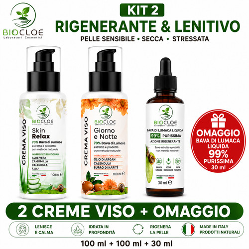 Crema viso bava di - bava, lumaca