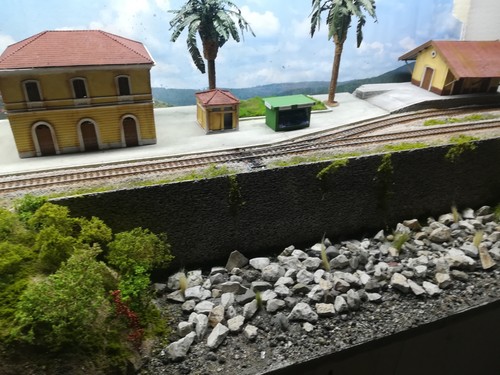 Diorama plastico ferroviario - diorama,