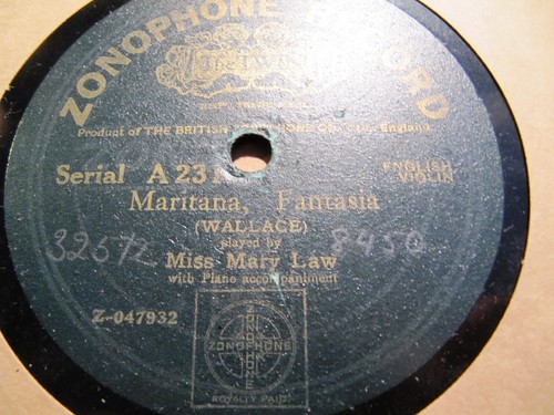 1915 mary law - law, violin