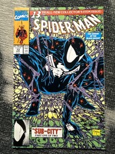 Spider-Man #13 Black Suit #1 Omaggio Todd McFarlane art Marvel 1991 quasi nuovo diretto HTF