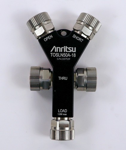 Anritsu tosln50a thru - thru, open