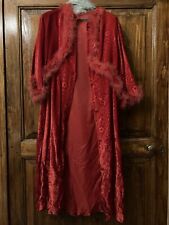 Vestaglia Rossa In Velluto, Donna, VINTAGE