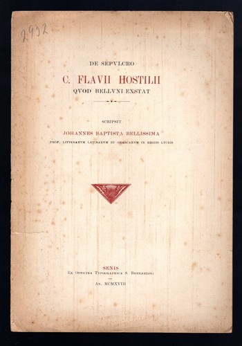 Sepulcro flavii hostilii - de,