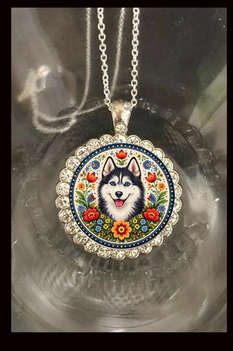 Collana siberian husky arte - siberian,
