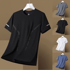 T-shirt uomo seta ghiaccio