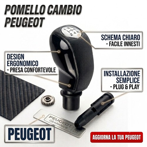 Pomello cambio marce - marce, peugeot