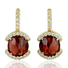 Orecchini topazio bianco