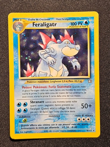 Pokemon card feraligatr - card, holo