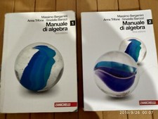 Manuale di algebra.1 e 2 Terza edizione. Bergamini, Trifone, Barozzi. Zanichelli