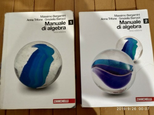 Manuale algebra 2 terza - manuale, di