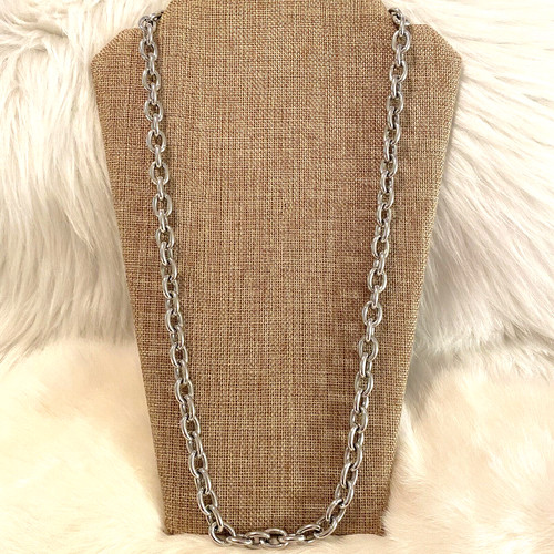 Collana vintage grunge - , argento