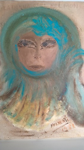 Dipinto olio tela donna - tela,