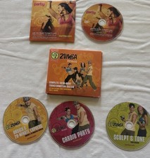 Zumba Fitness Complete Total Body Transformation System 3 DVD Set +Zumba Party