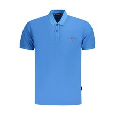 Napapijri Blu Cotton Mens Polo