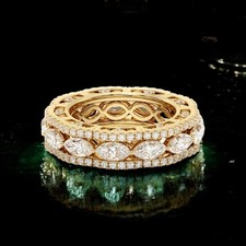 Fede nuziale in oro giallo 14