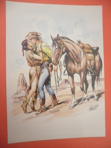 Tex cartolina galep vecchio - tex,