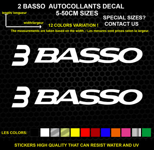 Adesivi decorativi per basso - 2,