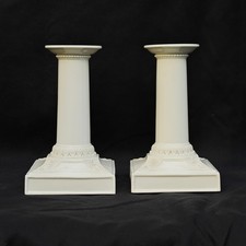 Coppia di porta candele in