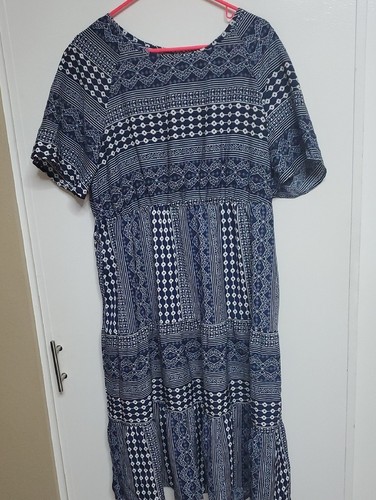 Maxi abito donna blu - , navy