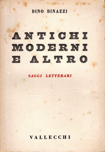 Antichi moderni altro bino - e,