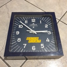 OLIO FIAT LORENZ orologio parete Vintage Con Meccanismo Da Sistemare