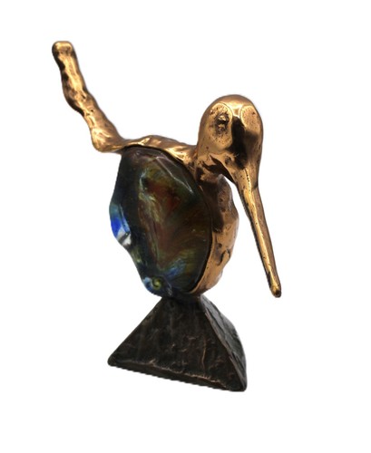Scultura yves lohe uccello - scultura,