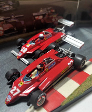 BRUMM 1:43 AUTO F1 FERRARI 126C2 20°ANNIVERSARY VILLENEUVE-PIRONI DUEL 1982 AS28