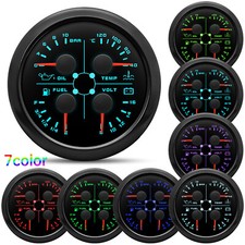 Voltmetro Allarme 85mm 4 in 1