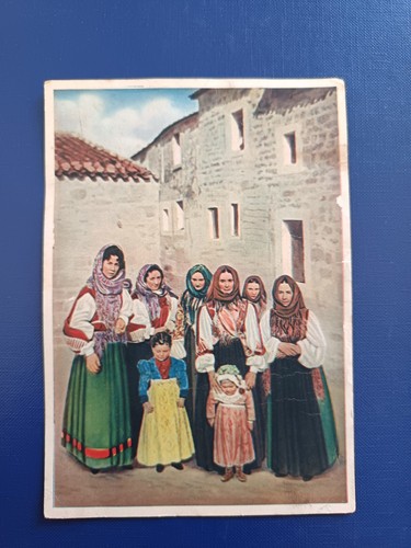 580a cartolina costume - 580a,