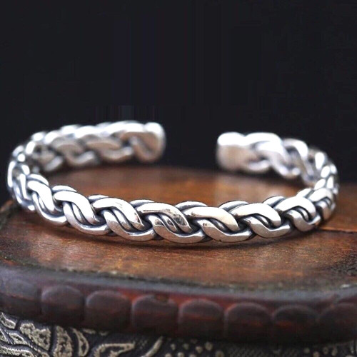 Bracciale uomo argento